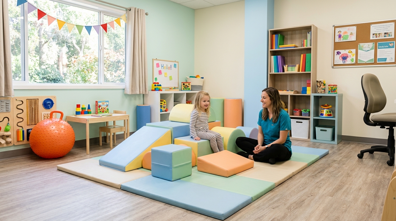 Little Care Therapy Clinic sensory play room in Pallikaranai